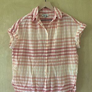 Madewell Gauzy Popover Shirt - Women’s Small